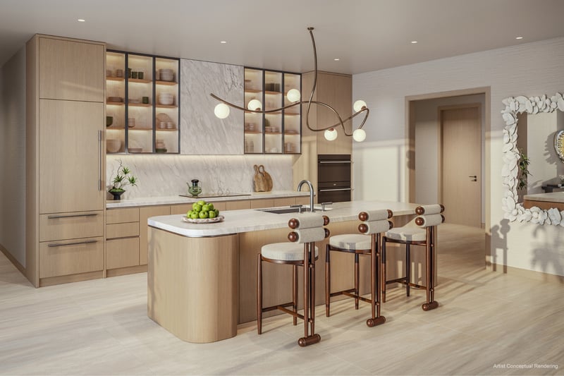 Delano Residences Miami gourmet kitchen