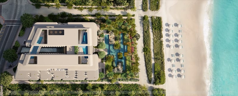 The Delmore aerial view