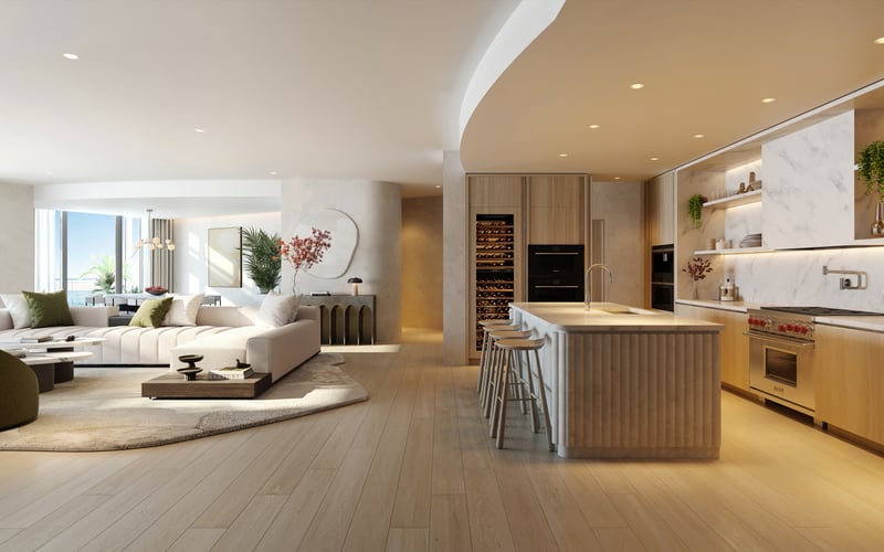 Rivage Bal Harbour custom kitchen