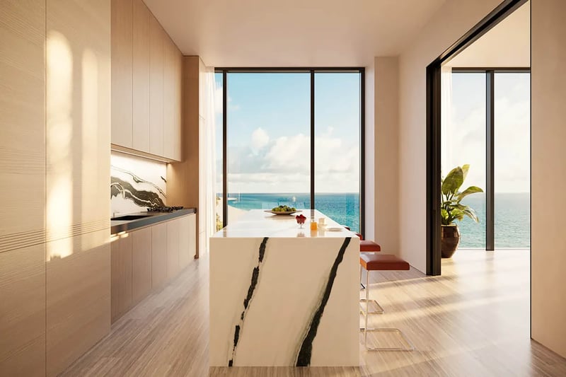 Custom kitchen with Peter Marino finishes