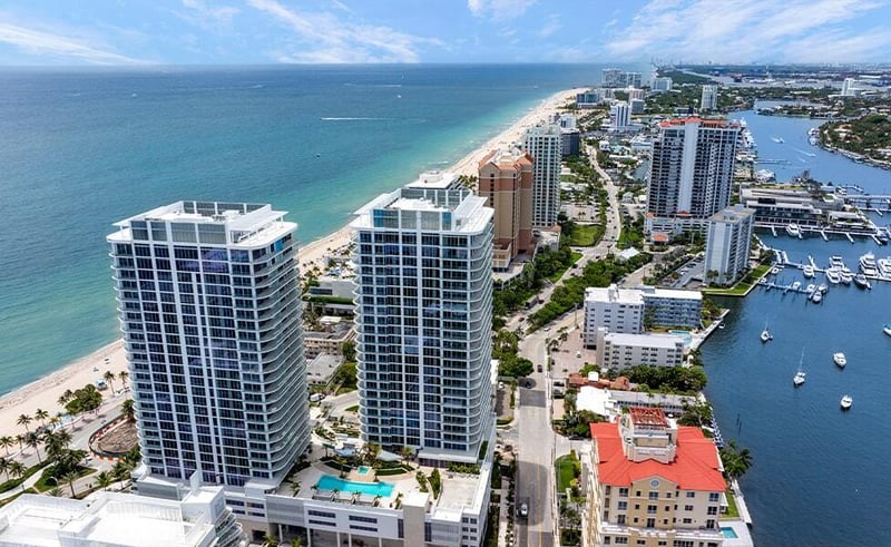 Selene Oceanfront pool deck and beachfront amenity deck