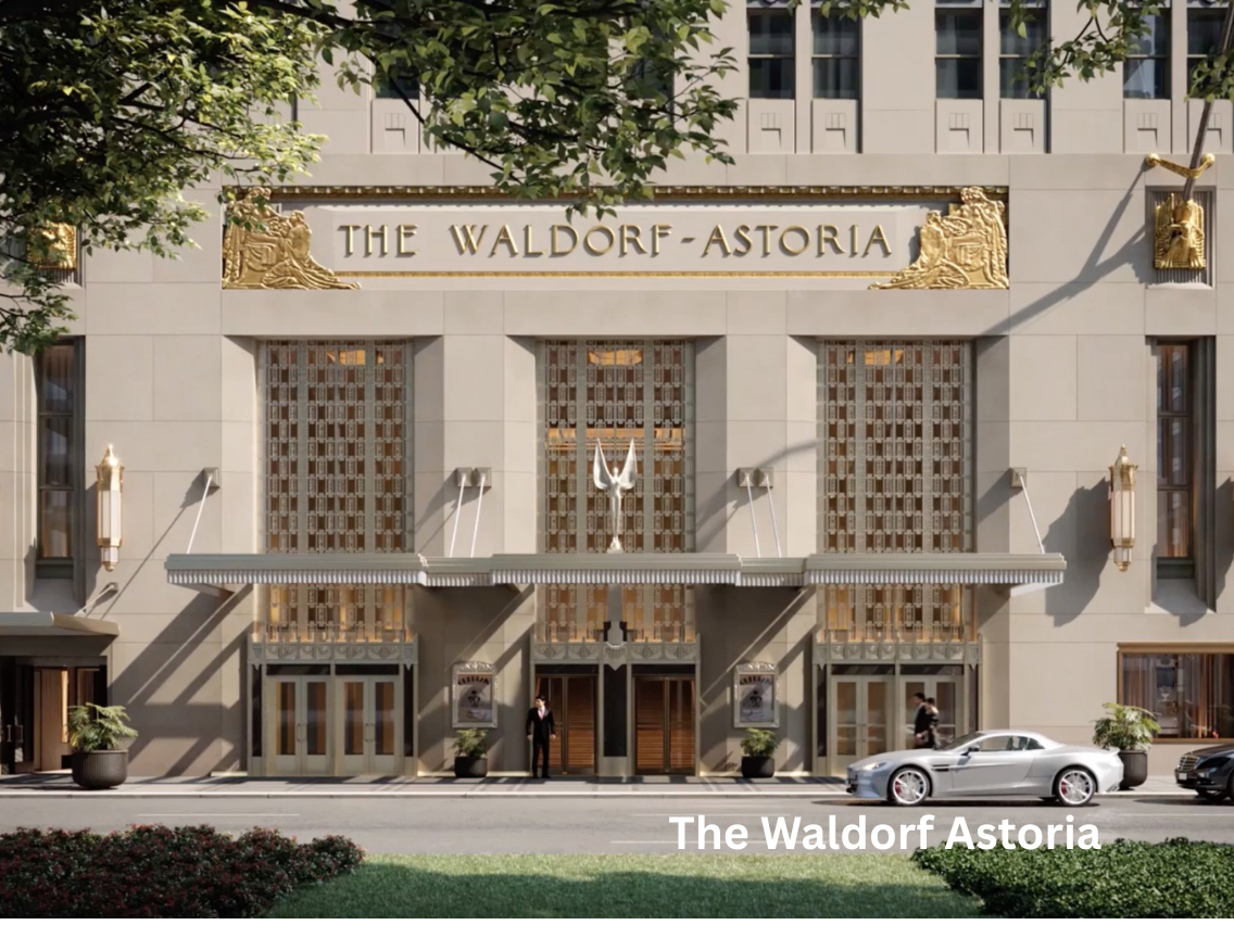 Entrata del Waldorf Astoria Entrata del Waldorf Astoria